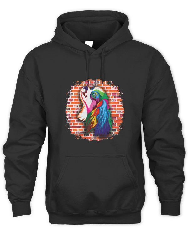 Colorful Cavalier King Charles Spaniel Pop Art Bricks