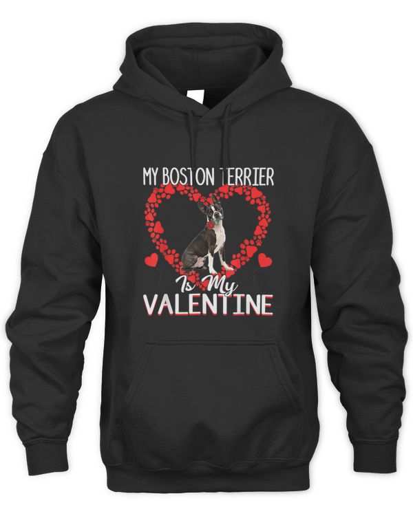 Cute Paw Heart My Boston Terrier Is My Valentine