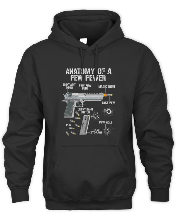 Funny Anatomy Of A Pew Pewer Ammo Gun Amendment Saying