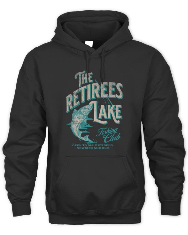 Retired Vintage Retiree Lake Fishing Fishing Club Gift