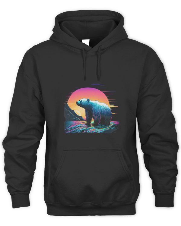Retro Aesthetic Polar Bear