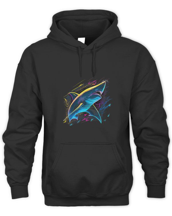 Retro Aesthetic Shark Fin
