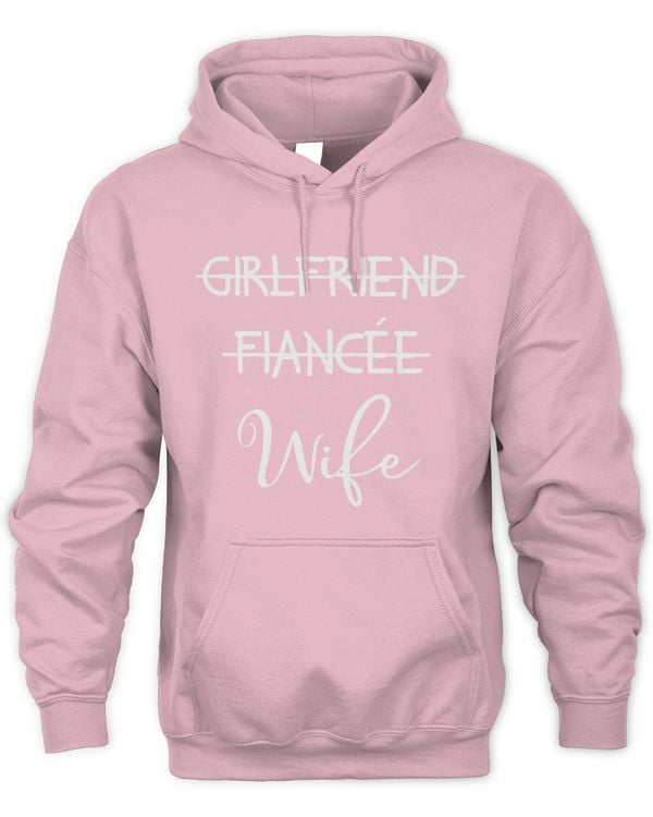 Girlfriend Fiancee Wife Shirt Women Cute Engagement Gift for Bride Honeymoon
