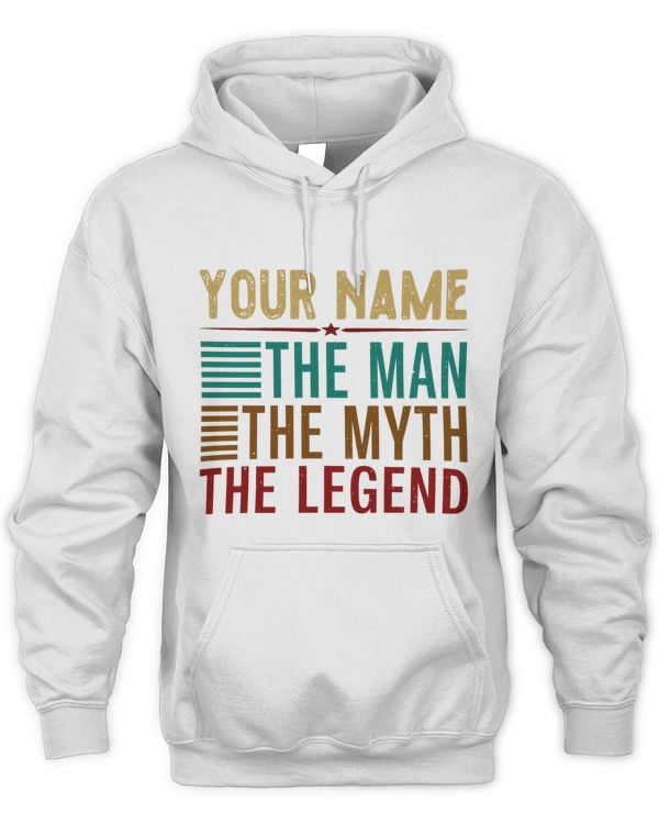 YOUR NAME. The Man. The Myth. The Legend. Great personalised T-Shirts