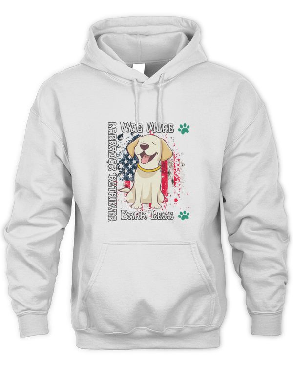Wag More, Bark Less- Labrador Retriever, Women hoodie, Dog Shirt, Pet Shirt