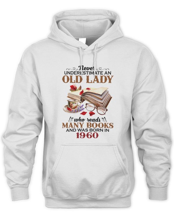 1960 x An old lady who reads many books