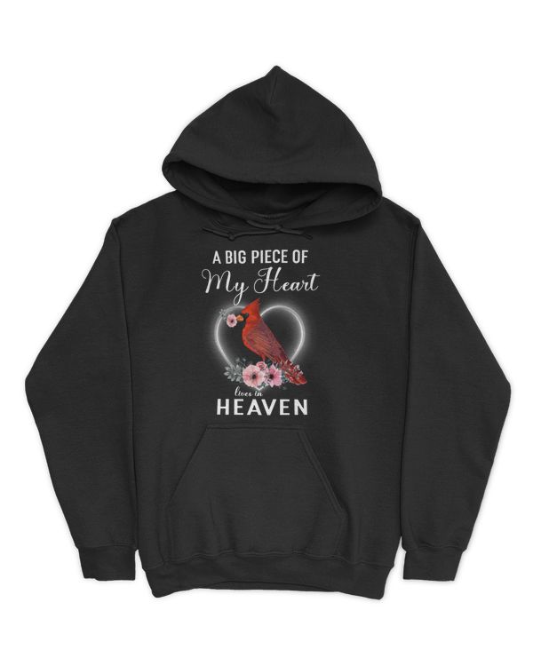 A Big Piece Of My Heart Lives In Heaven Hoodie
