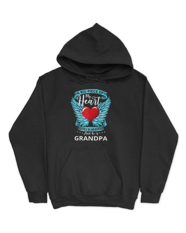 A Big Piece Of My Heart Lives In Heaven Shirt 002