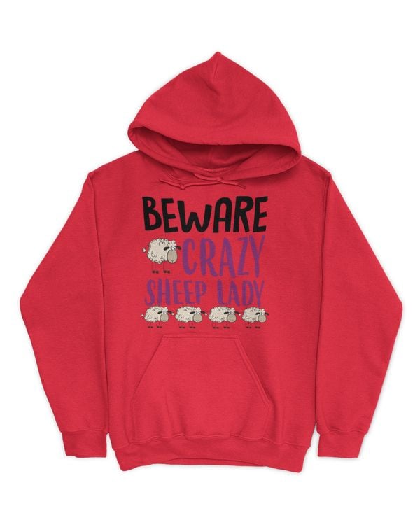 Beware crazy sheep lady - Dark Color
