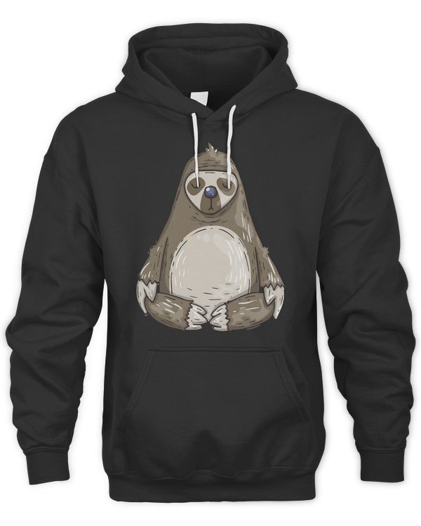 Funny Cute Sloth Yoga Lover Meditating 864 Shirt