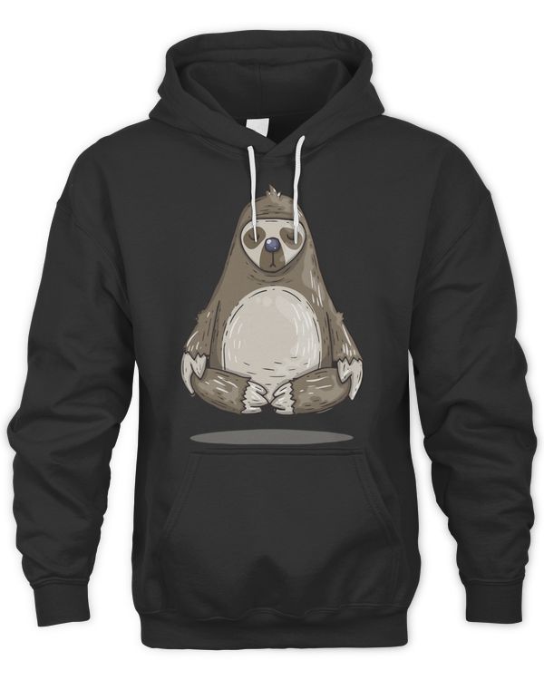 Funny Cute Sloth Yoga Lover Meditating 865 Shirt