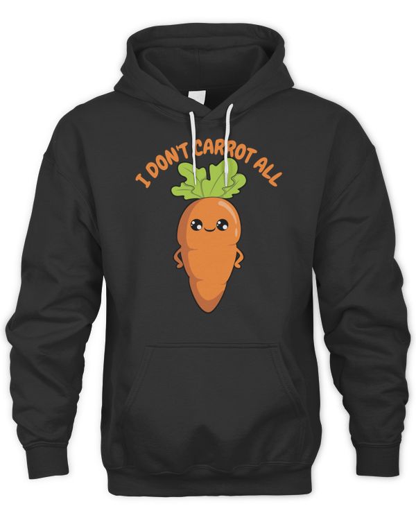 I Don't Carrot At All Funny Carrot Pun For Vegans T-Shirt