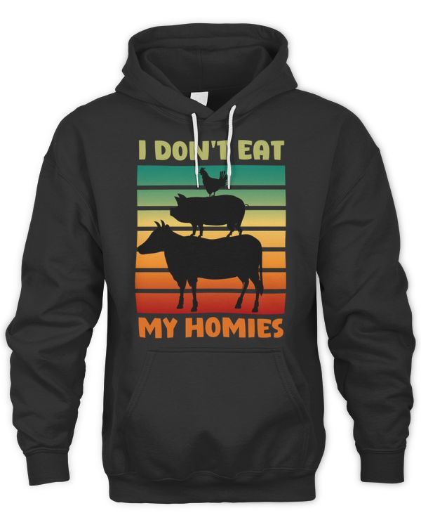 I Don't Eat My Homies Vegan  Vegetarian T-Shirt