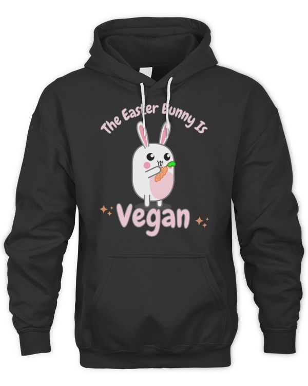 The Easter Bunny Is Vegan Funny Easter T-Shirt (28)