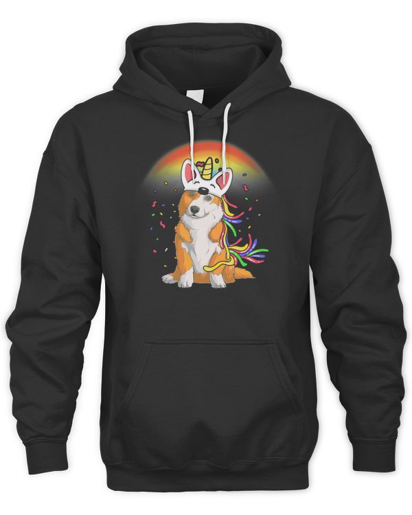 Corgicorn Unicorn Corgi Rainbow Dog Lover T-Shirt