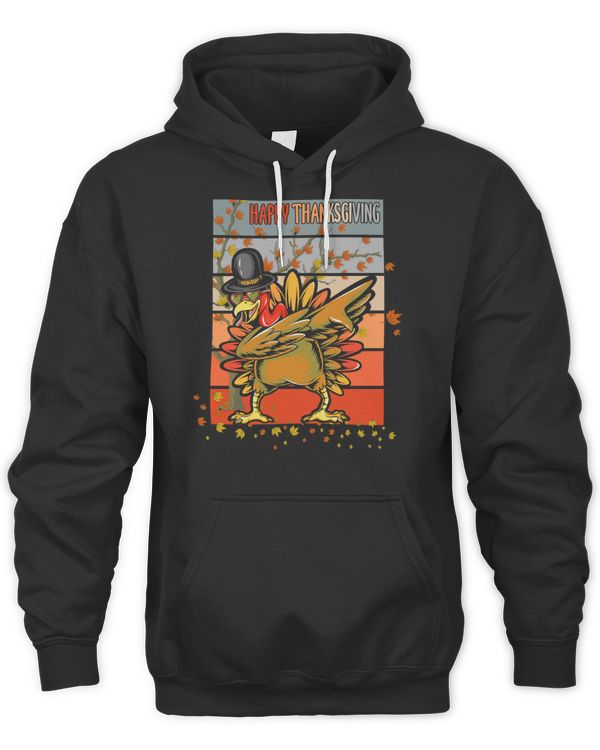 Happy Thanksgiving Dabbing Turkey Day Pilgrim T-Shirt