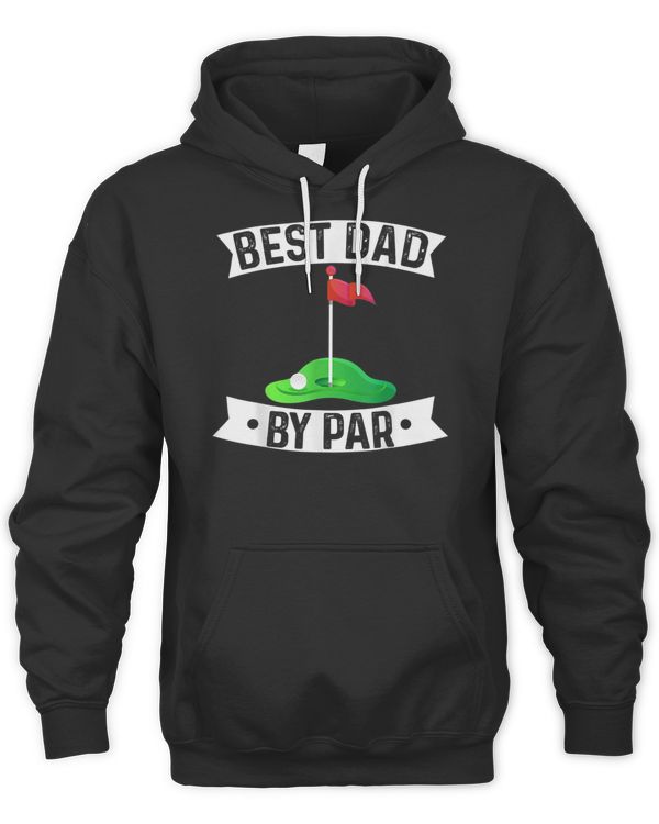 Funny Best Dad By Par Golf Dad Sports Lover Father's Day T-Shirt