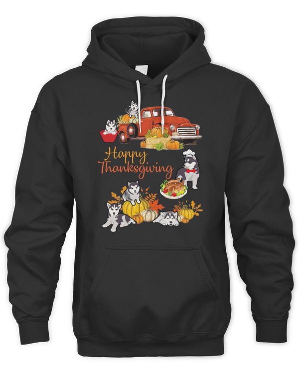 Husky and Thanksgiving T-Shirt