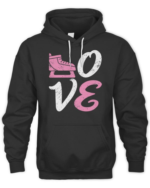 Love figure skating love ice skating winter love T-Shirt