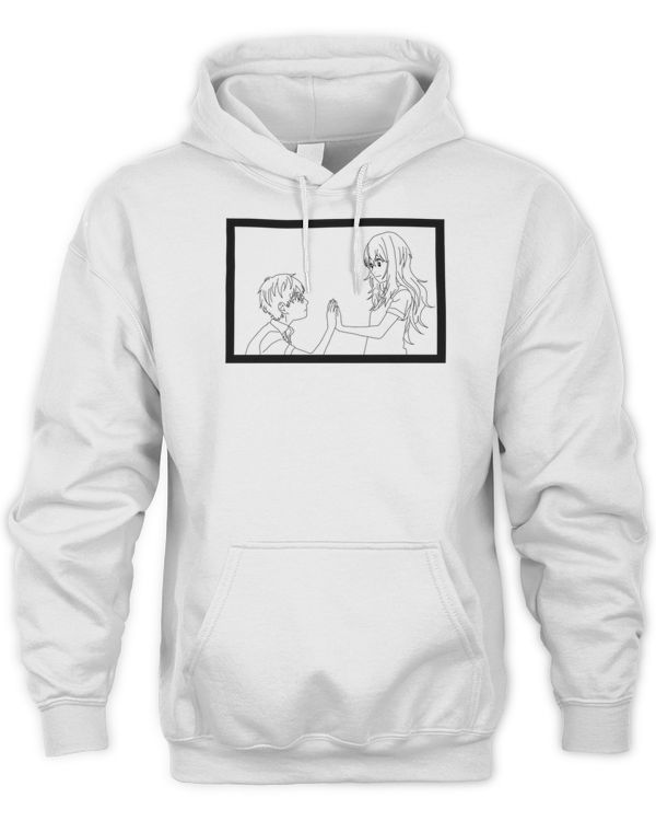 Your Lie in April - black outline T-Shirt