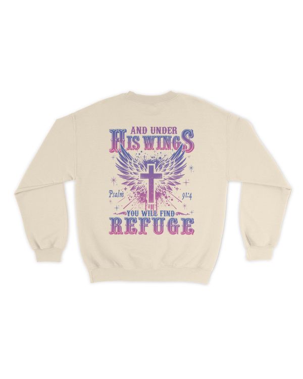 And under his wings you will find refuge shirt