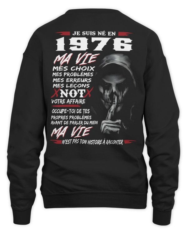 Je Suis Né En 1976 Ma Vie FRA1
