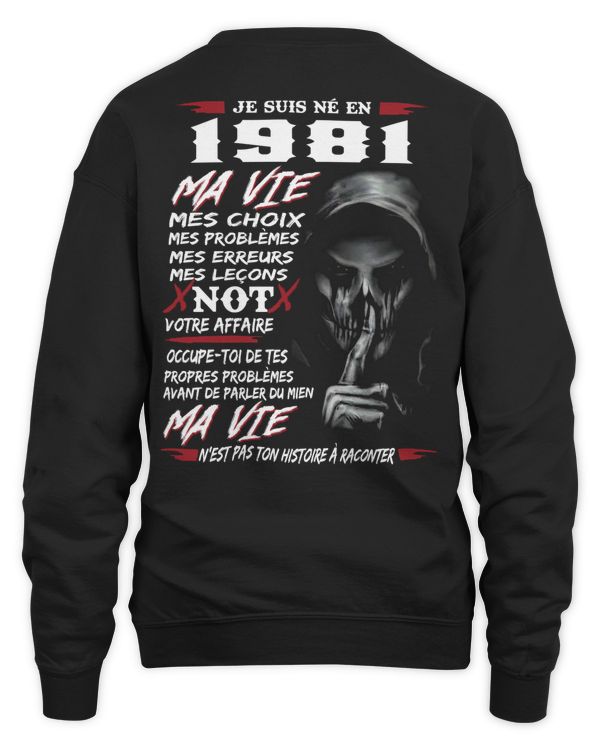 Je Suis Né En 1981 Ma Vie FRA1