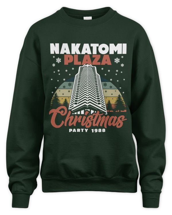 Nakatomi Plaza Christmas Party 1988 Top Dark Color