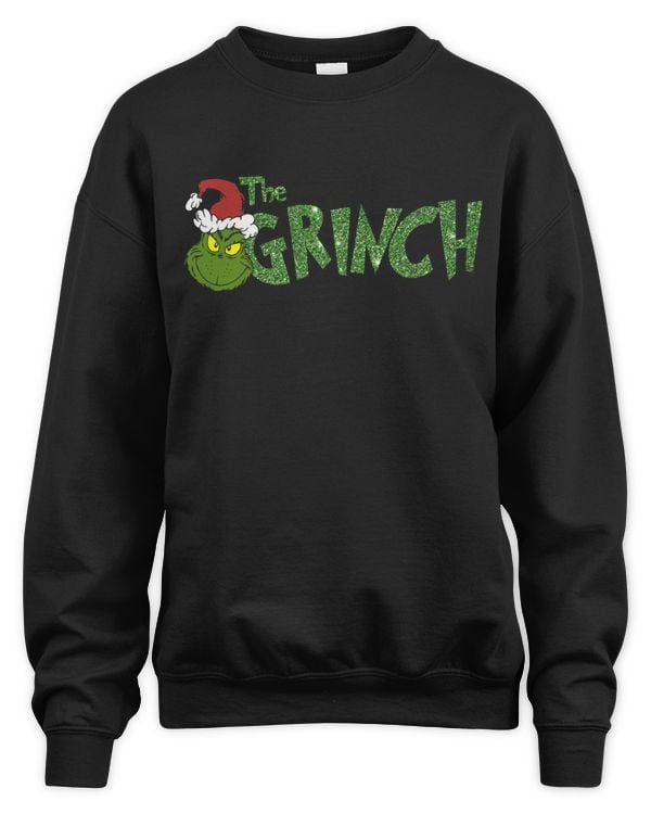 Retro Mrs. Claus But Married To The Grinch Matching Sweatshirt