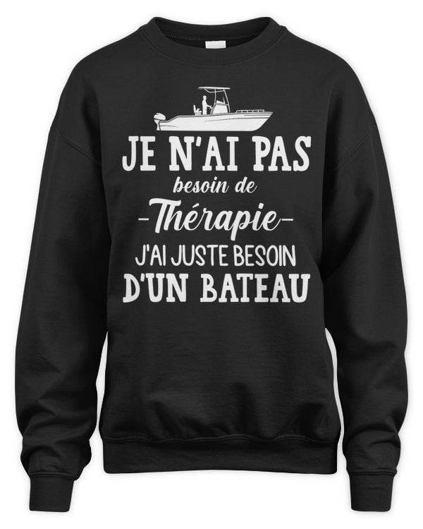 Je n'ai pas besoin de thérapie, j'ai juste besoin d'un bateau