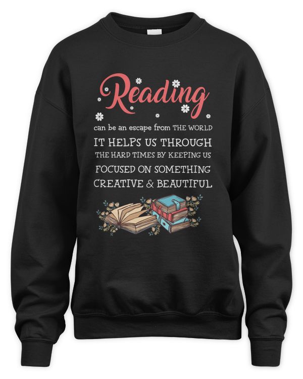 Reading can be an escape from the world