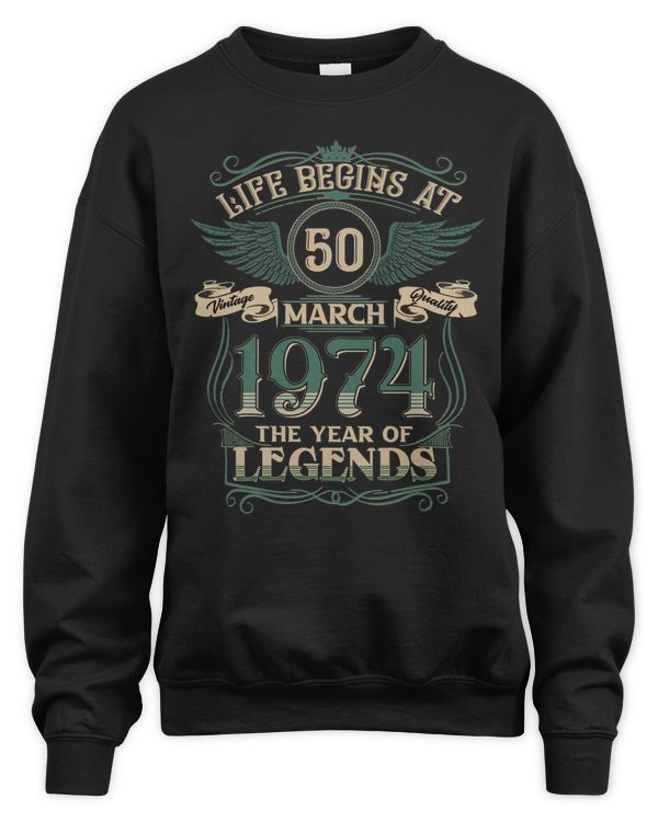 Life Begins At March 1974 The Year Of Legends USA10