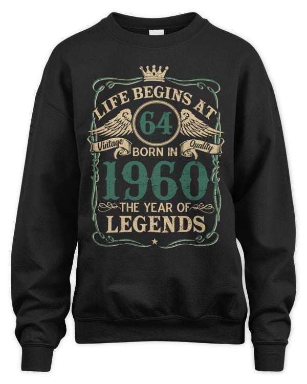 Life Begins At 1960 Born In The Year Of Legends USA28