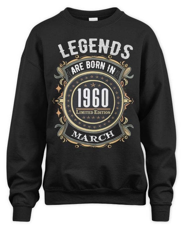Legends Are Born In 1960 Limited Edition USA38 Mar