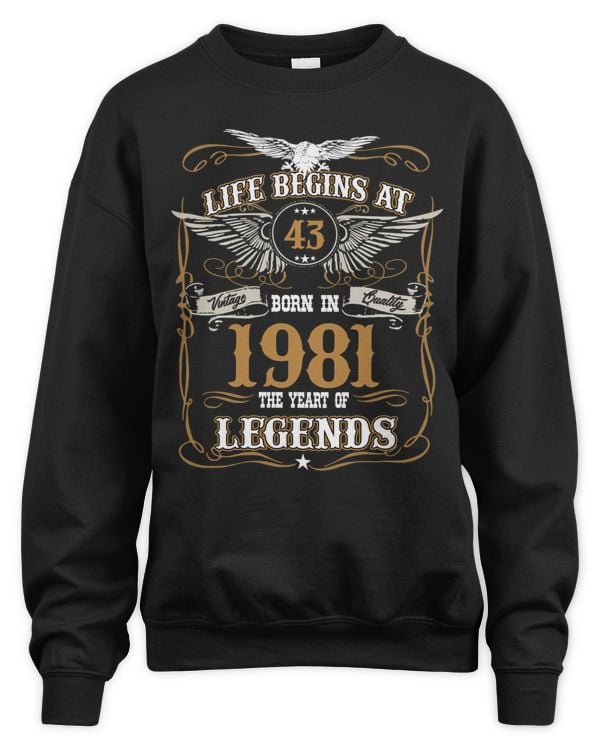Life Begins At 1981 The Birth Of Legends USA31