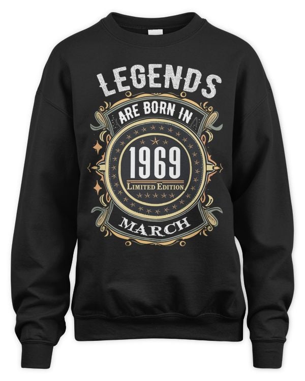 Legends Are Born In 1969 Limited Edition USA38 Mar