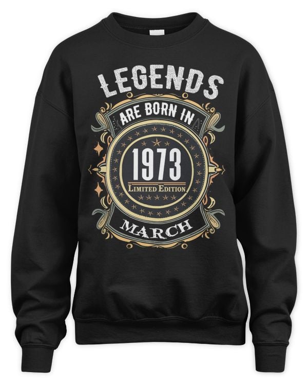 Legends Are Born In 1973 Limited Edition USA38 Mar