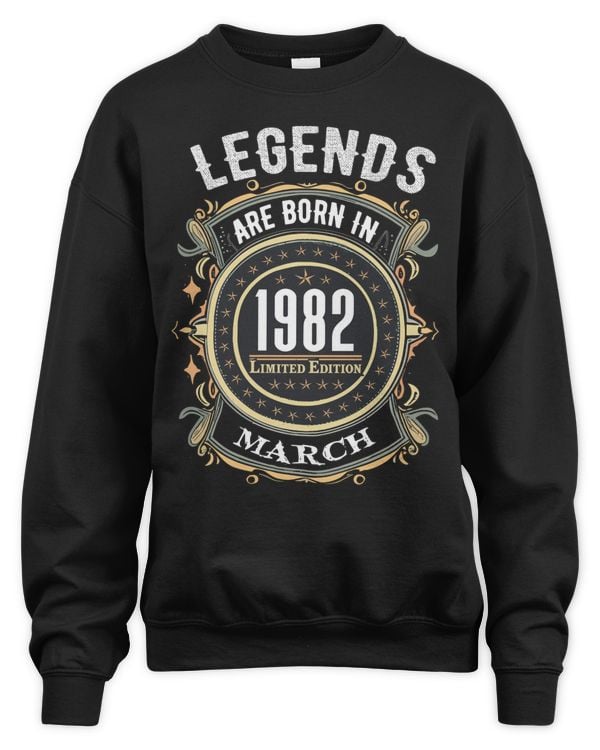 Legends Are Born In 1982 Limited Edition USA38 Mar