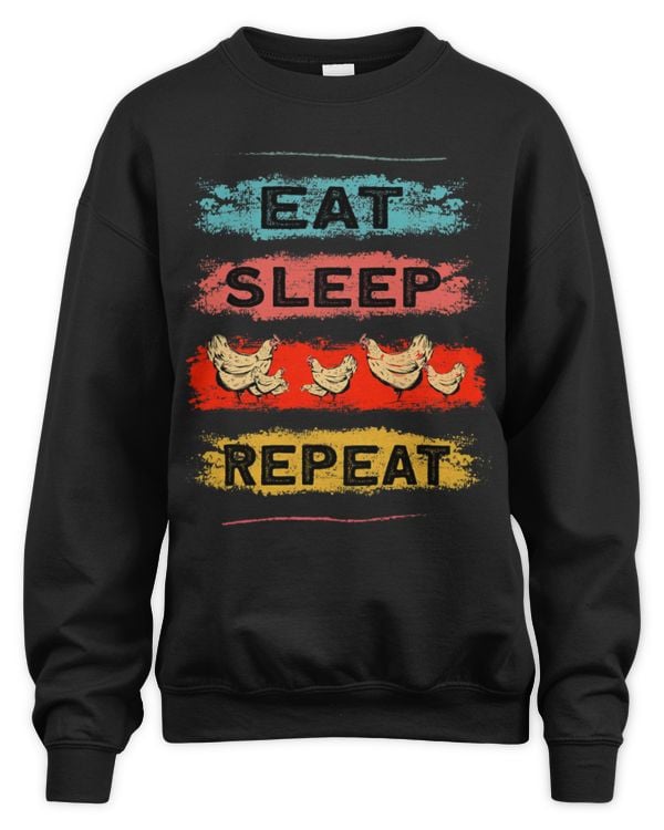 Chicken Lover Eat Sleep Chicken Repeat 2Farmer Rooster Hen Chicken