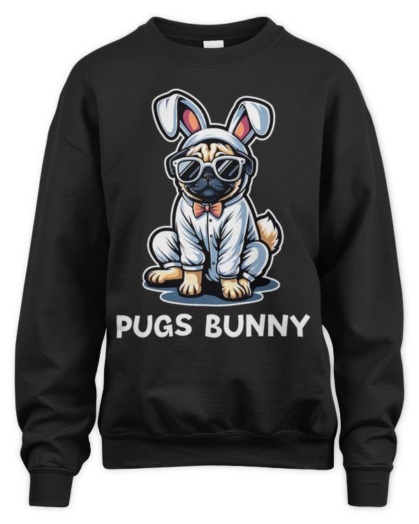 Pugs Bunny Happy Easter Puggy Pug Lover Easter Bunny Dog 6