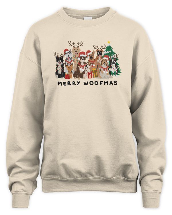 Merry Woofmas Christmas Dogs
