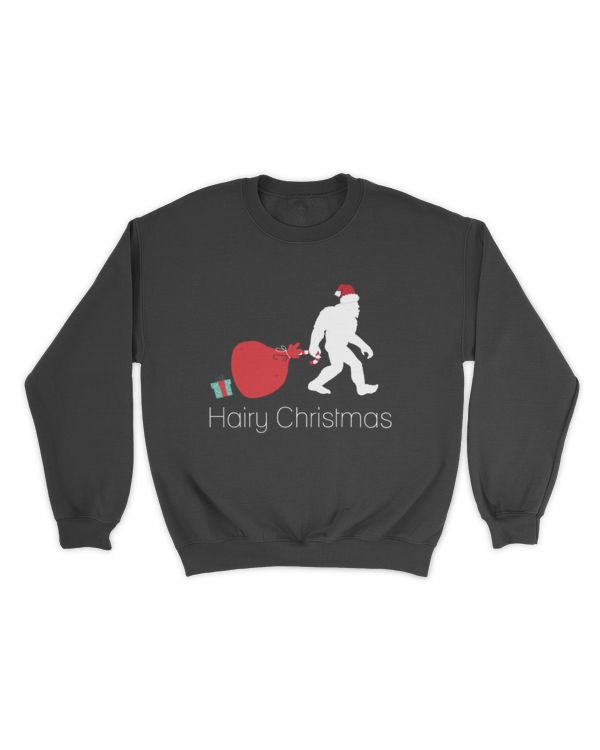 Hairy Christmas Bigfoot Sasquatch Essential ND T-Shirt