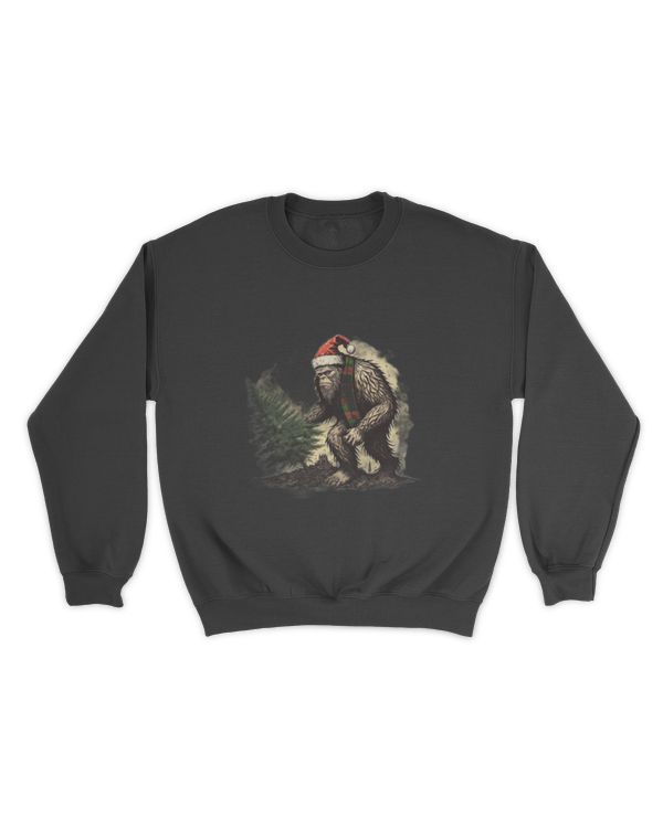 Holiday Bigfoot Believes in Santa Claus Classic T-Shirt