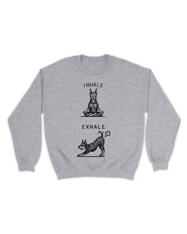 Inhale Exhale Doberman T-Shirt