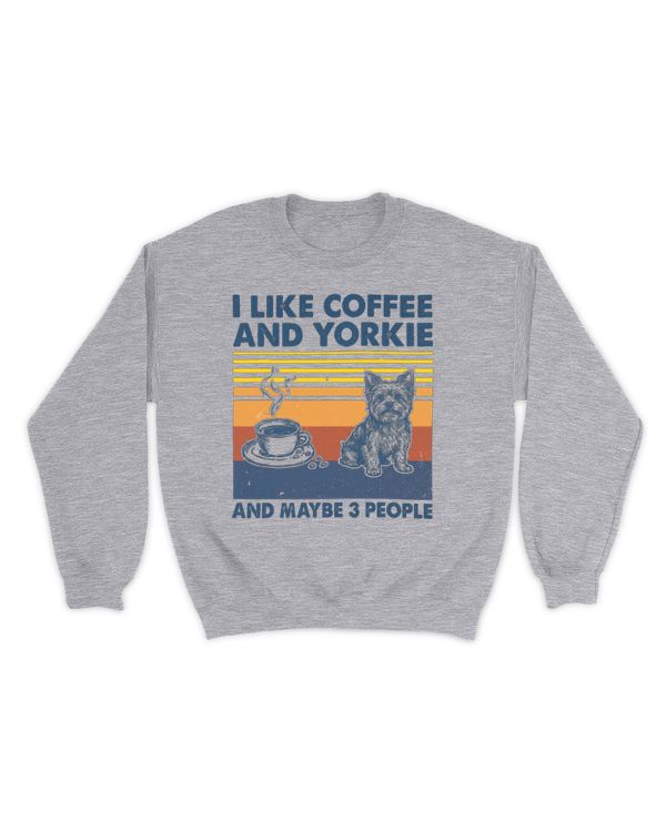 I like coffee and Yorkie and maybe 3 people vintage T-Shirt