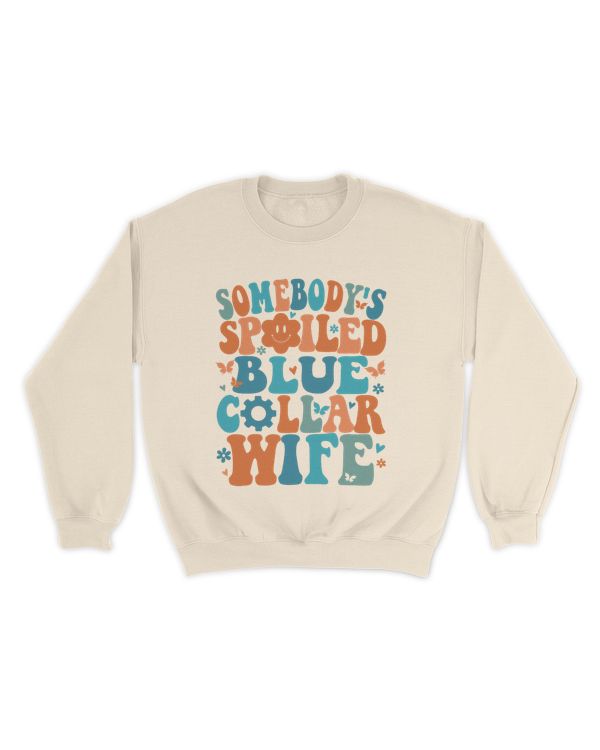 Somebody's Spoiled Blue Collar Girlfriend Shirt, Blue Collar Girlfriend, Spoiled Girlfriend Shirt, Blue Collar Worker, Blue Collar Wife Club