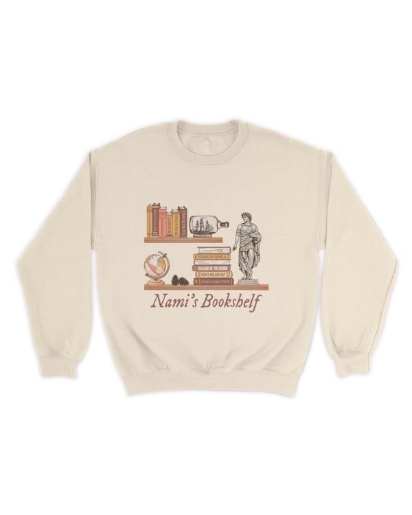 Nami's bookshelf shirt