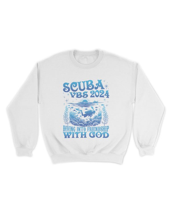 Scuba diving into friendship with god shirt