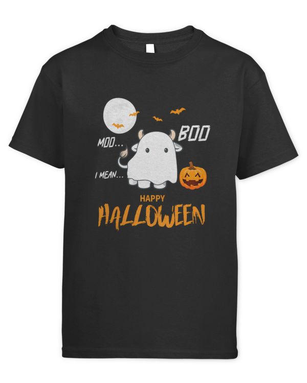 Moo Boo Funny Cow Halloween