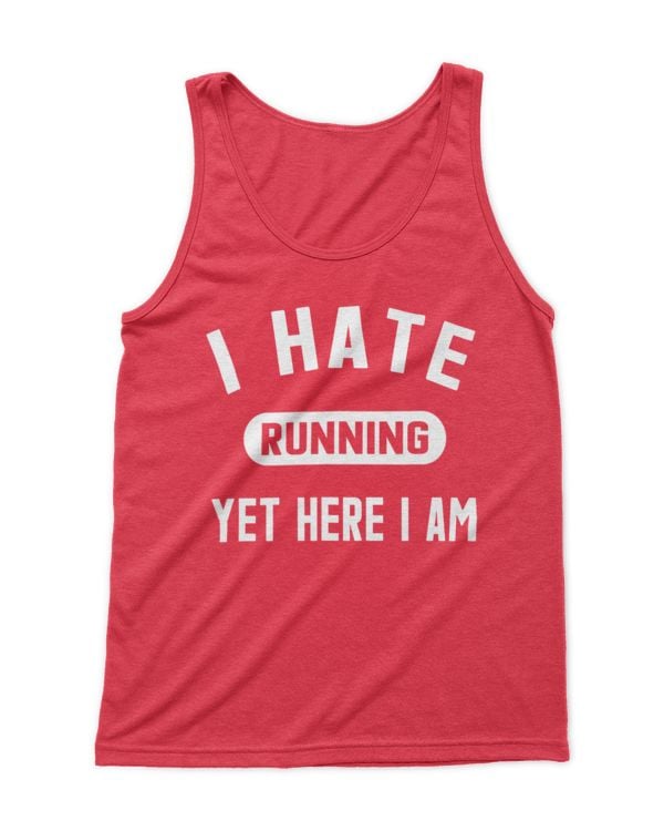 I hate running, yet here I am